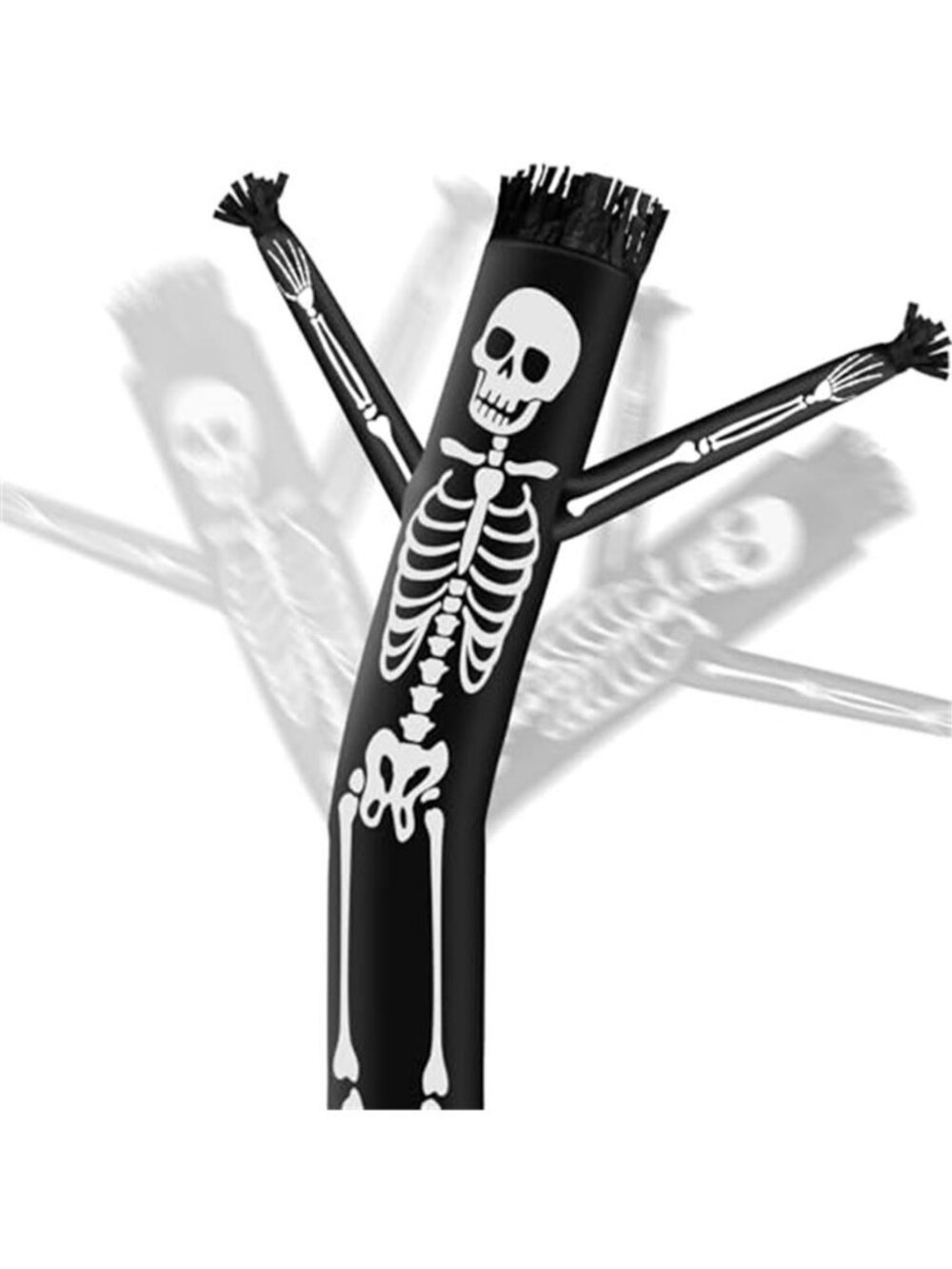 Foilswirl 20 ft Tall Halloween Skeleton Inflatable Tube Man